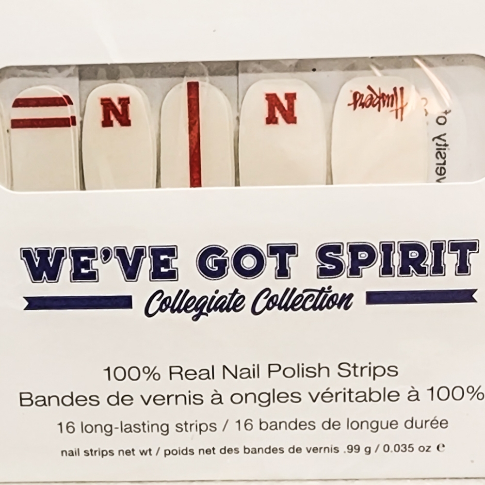 NEBRASKA HUSKERS- NAIL WRAPS
